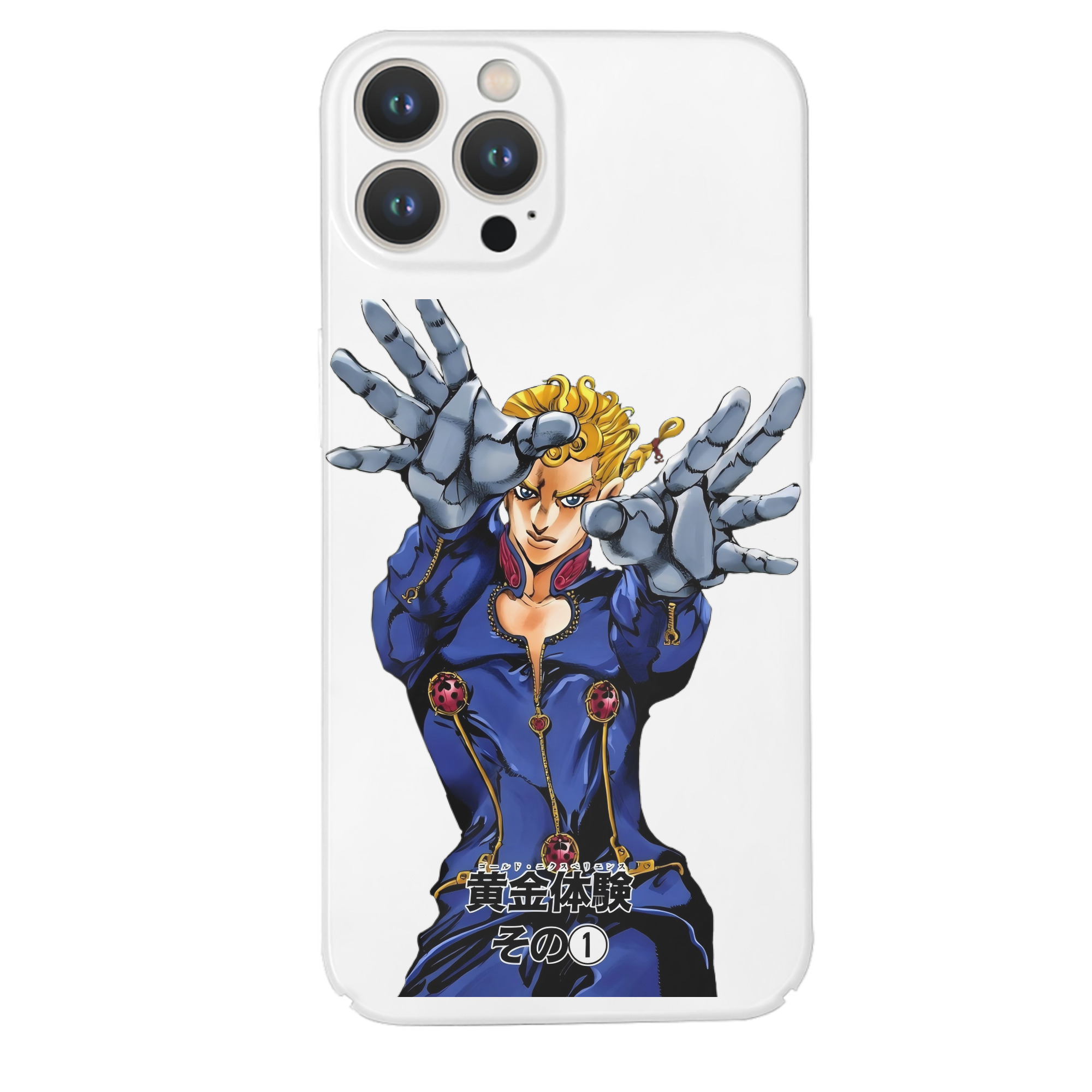 （画像用） ジョジョの奇妙な冒険 ジョルノ?ジョバァーナ JoJo's Bizarre Adventure Giorno Giovanna 【iPhone 14シリーズ対応】ハードケース